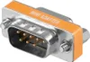 Goobay Nullmodem-Adapter - D-SUB/RS-232-Stecker (9-polig) Produktbild-Vorschau 1
