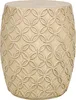 BELIANI Beistelltisch Hellbeige Leichtbeton und Glasfaser Produktbild-Vorschau 1