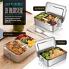 Arendo lunch box per bambini e adulti, in acciaio inox, Anteprima dell’immagine prodotto 6