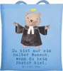 Mr. & Mrs. Panda Einkaufstasche Pastor Herz - Sky Blue - Produktbild-Vorschau 1