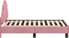 vidaXL Kinderbettgestell mit Kopfteil Rosa 70 x 140 cm Samt Produktbild-Vorschau 6