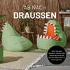 LUMALAND Kindersitzsack-Set "Dino" (2-tlg.) - Pastell Grün Produktbild-Vorschau 2
