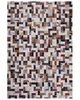 BELIANI Teppich Braun Schwarz Grau Rindsleder 160 x 230 cm Produktbild-Vorschau 4