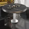 BML | Bistro Loungetisch | Ø:H 60 x 41 cm | Schwarz Marmor Produktbild-Vorschau 1