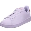 A white Adidas Advantage women's sneaker with gold accents. Podgląd zdjęcia produktu