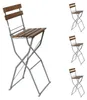 Biergartenstuhl Gartenstuhl Klappstuhl Stahl Barhocker Hochstuhl 42x48x107cm Produktbild-Vorschau