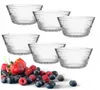 Glas-Salatschüssel geriffelt klar 13 cm 400 ml, Produktbild-Vorschau 2
