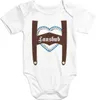 Kurzarm Baby Body Lausbub Baumwolle mit lustigen Spruch Produktbild-Vorschau 1