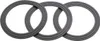 Three gray rings are arranged in a chain-like pattern against a white background. Náhľad obrázku produktu