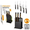 Fiskars 1057554 czarny plastikowy blok z 5 nożami Podgląd zdjęcia produktu 6