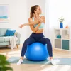 Relaxdays Gymnastikball, 75 cm, mit Luftpumpe, Anti Burst, Produktbild-Vorschau 2