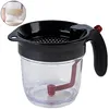 Fetttrenner 1000ml mit Sieb, Soßentrenner aus PP, Produktbild-Vorschau 1