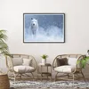 Gerahmtes Poster - Schwarzer Rahmen - Weiß Wolf Schnee - Produktbild-Vorschau 6