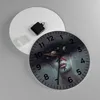 Wanduhr - Rund - Glasuhr - Quinoa Frau Gesicht - 30x30cm - Produktbild-Vorschau 2