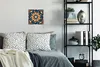 MuchoWow® Poster Sonnenblumen - Blätter - Orange - Blau Produktbild-Vorschau 4