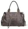 Elara Damen-Schultertasche aus echtem Wildleder Blau  Italy Produktbild-Vorschau 1