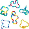 6 Stück Tangle Fidget Toy, Fidget Toys Set, Zappelspielzeug Produktbild-Vorschau 1