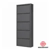 Alveon Schuhkipper Metall 5 Klappen schmal 51 x 15 x 170 cm Produktbild-Vorschau 3