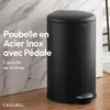 CASABEL Poubelle Cuisine 50L - 100% Acier Inoxydable, Voir les images du produit 3