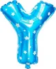 Buchstaben Luftballon 40CM Folienballon Blau Y Produktbild-Vorschau 1