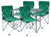 5-teiliges Campingmöbel Set Grün 4x stuhl inkl. Tasche + 1x Tisch Produktbild-Vorschau