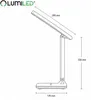 LUMILED VELA – lampka biurkowa LED, 7W, 300lm, możliwość Podgląd zdjęcia produktu 8