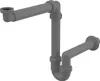Allcadrain A434 Raumsparsiphon für die Waschbecken mit Anteprima dell’immagine prodotto 1