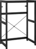 vidaXL Koupelnový rám na umyvadlo černý 59x38x83 cm železo Náhled obrázku produktu 1