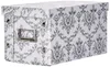 Zeller CD-box "Vintage", karton, wit - 16,5x28x15; Productafbeelding-voorbeeld 1