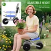 Gartenhocker mit Rädern, rollbarer Gartenwagen mit Produktbild-Vorschau 9