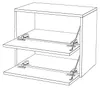 Schuhschrank „HIT“ 60 cm Mattgrau / Wotan Eiche Produktbild-Vorschau 5