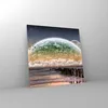 Bilder auf glas - Abstraktion Planet Erde Globus - 30x30cm Produktbild-Vorschau 4