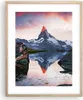 Gerahmtes Poster - Rahmen in heller Eiche - Berge Felsen Produktbild-Vorschau 1