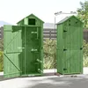 Outsunny Gartenschrank Holz Geräteschuppen mit 3 abnehmbar Produktbild-Vorschau 3