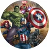 dekora - Essbare Avengers Oblate Ø 16 cm – Tortendeko für Produktbild-Vorschau 1