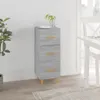 vidaXL Sideboard Grau Sonoma 34,5x34x90 cm Holzwerkstoff -  Produktbild-Vorschau 2