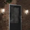 vidaXL Applique da esterno in acciaio inox argento Anteprima dell’immagine prodotto 2