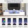 Mobile TV MERAX 180×38×45 cm con 2 armadi, cassetto e Anteprima dell’immagine prodotto 7