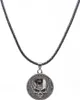 Lederkette Edelstahl 316 AMULET OF SKULL 60 cm Silber Produktbild-Vorschau 1