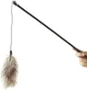 Canna da pesca giocattolo per gatti con boa di piume 50 cm Anteprima dell’immagine prodotto 4