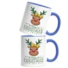 Merry Christmas Tasse Blau Geschenkidee Rentier-Fans Rudolf Produktbild-Vorschau 2