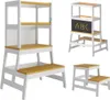 Lernturm PLAY aus Kiefernholz, 93x56x49 cm, weiß/naturbraun Produktbild-Vorschau 2