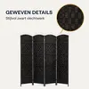 IvoQ Kamerscherm Zwart – Roomdivider – 4 Panelen – 170 x Productafbeelding-voorbeeld 5