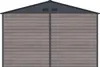 Metall-Gartenhaus aus verzinktem Stahl in Holzimitation Produktbild-Vorschau 6
