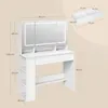 WOLTU Schminktisch mit Beleuchtung Spiegel LED, Produktbild-Vorschau 3