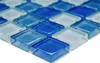 Mosaikfliese Transluzent hellblau Glasmosaik Crystal Produktbild-Vorschau 2