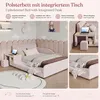 Merax Polsterbett 140x200 mit Schreibtisch und Hocker, Produktbild-Vorschau 6