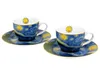 DUO ART GALLERY Zestaw 2 filiżanek do espresso 90 ml STARRY Podgląd zdjęcia produktu 2