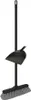 A black broom and dustpan set on a white background. Náhled obrázku produktu