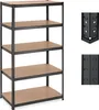 Relaxdays Schwerlastregal, HxBxT: 180x100x60 cm, 1250 kg Produktbild-Vorschau 1